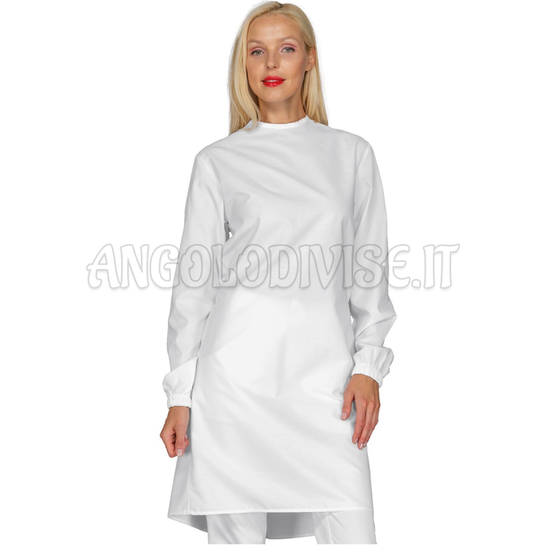ISACCO CAMICE MONOUSO UNISEX PROTECTION IN TESSUTO LAVABILE 65% POLYESTER  35% COTTON