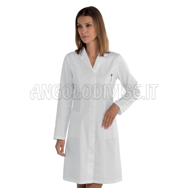 ISACCO CAMICE DONNA VALENCIA SLIM BOHEME BIANCO 100% POLYESTER BOHÉME
