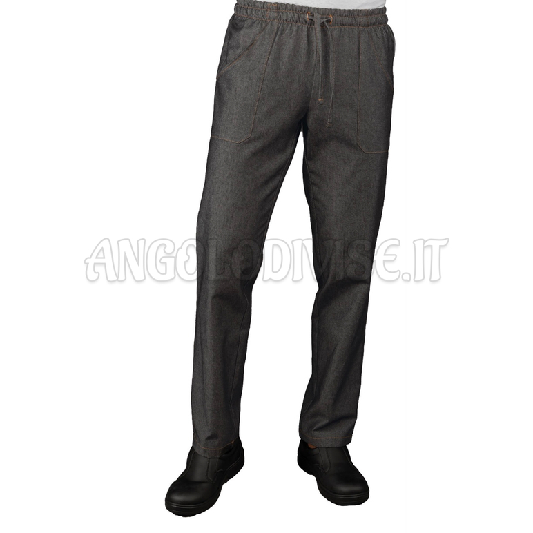ISACCO PANTALACCIO BLACK JEANS 100 % COTTON
