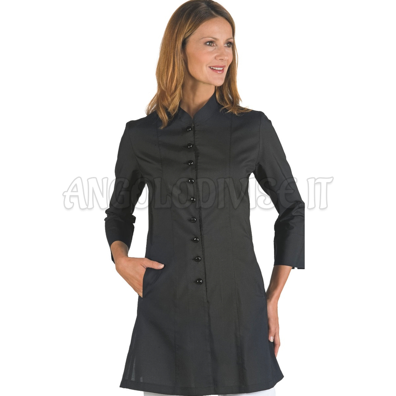 ISACCO CASACCA SIVIGLIA NERO 65% POLYESTER  35% COTTON