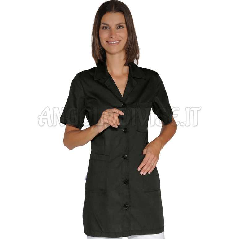ISACCO CASACCA MARBELLA M/M NERO 65% POLYESTER  35% COTTON