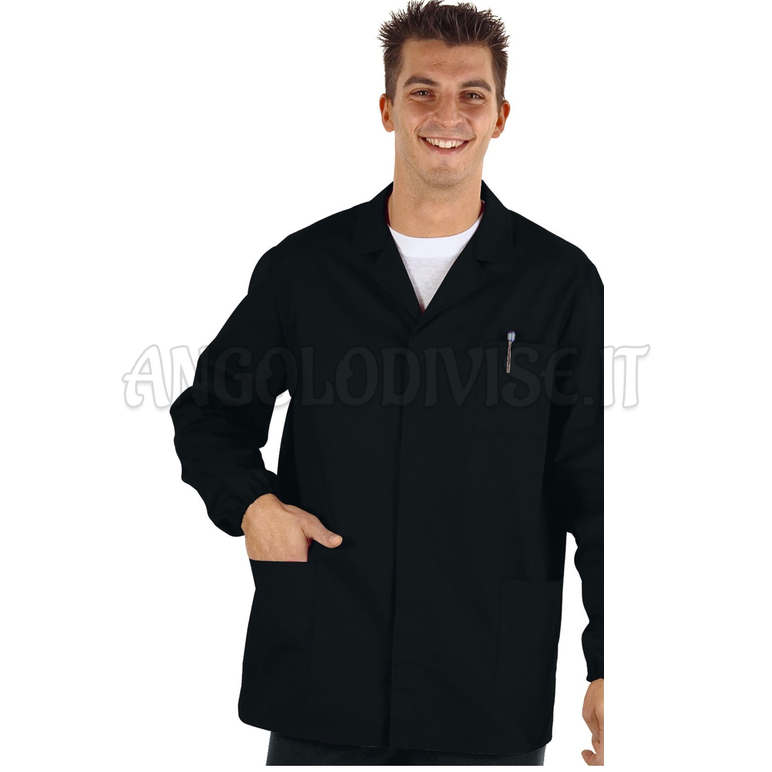 ISACCO GIACCA SPORT NERO 65% POLYESTER  35% COTTON