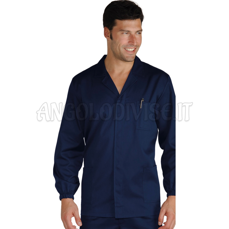 ISACCO GIACCA SPORT BLU SCURO 65% POLYESTER  35% COTTON