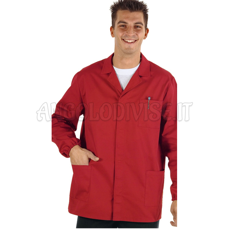 ISACCO GIACCA SPORT ROSSO 65% POLYESTER  35% COTTON