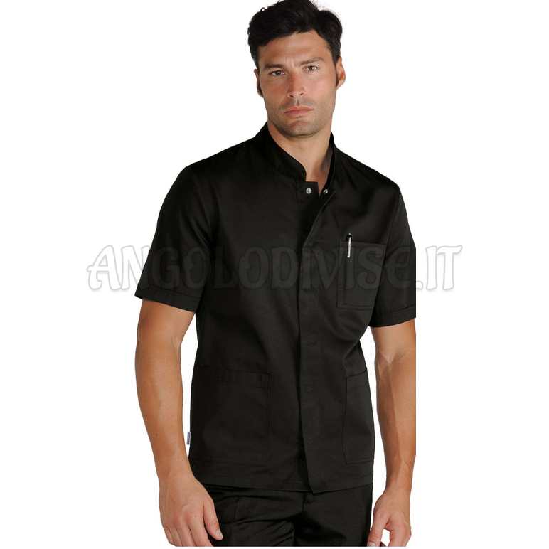 ISACCO CASACCA CORFU' M/M NERO 65% POLYESTER  35% COTTON