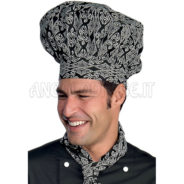 ISACCO CAPPELLO CUOCO MAORI 91 65% POLYESTER  35% COTTON