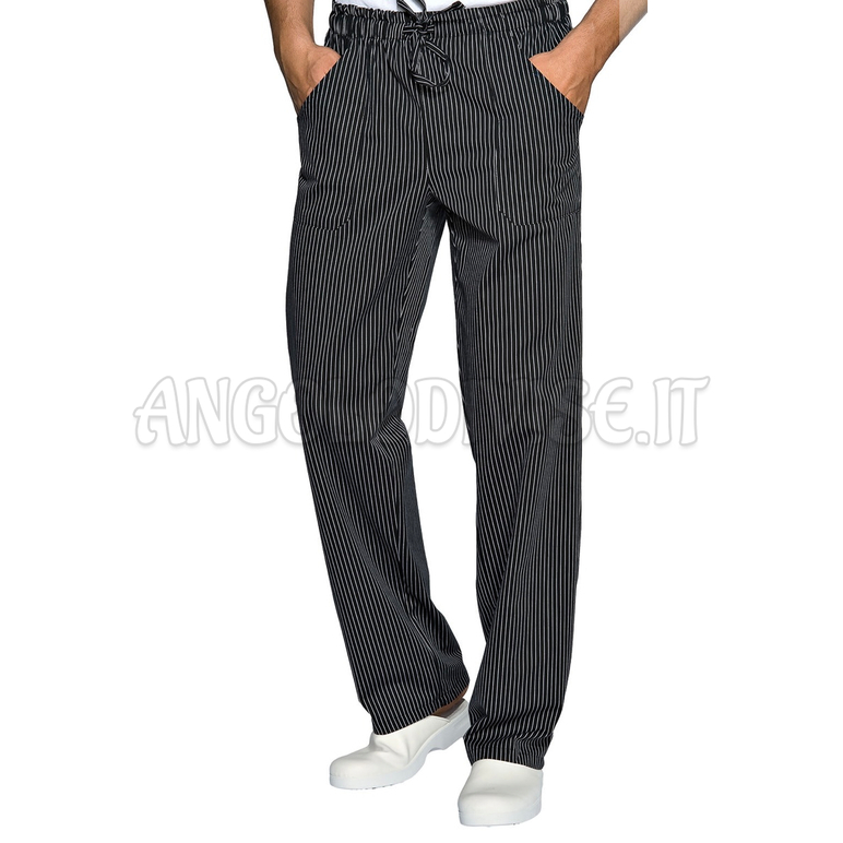 ISACCO PANTALACCIO VIENNA NERO 5XL 65% POLYESTER  35% COTTON