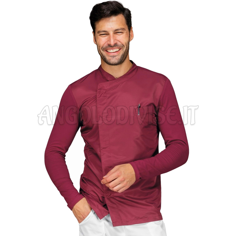 ISACCO GIACCA FRANKLIN JERSEY BORDEAUX + SUPERDRY BORDEAUX 100% POLYESTER  SUPERDRY