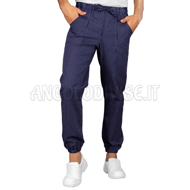 ISACCO PANTAGIAFFA VIENNA BLU 65% POLYESTER  35% COTTON