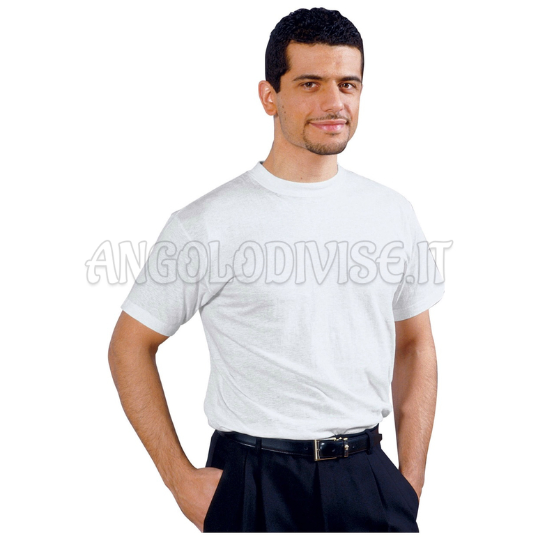 ISACCO MAGLIETTA BIANCA 100 % COTTON