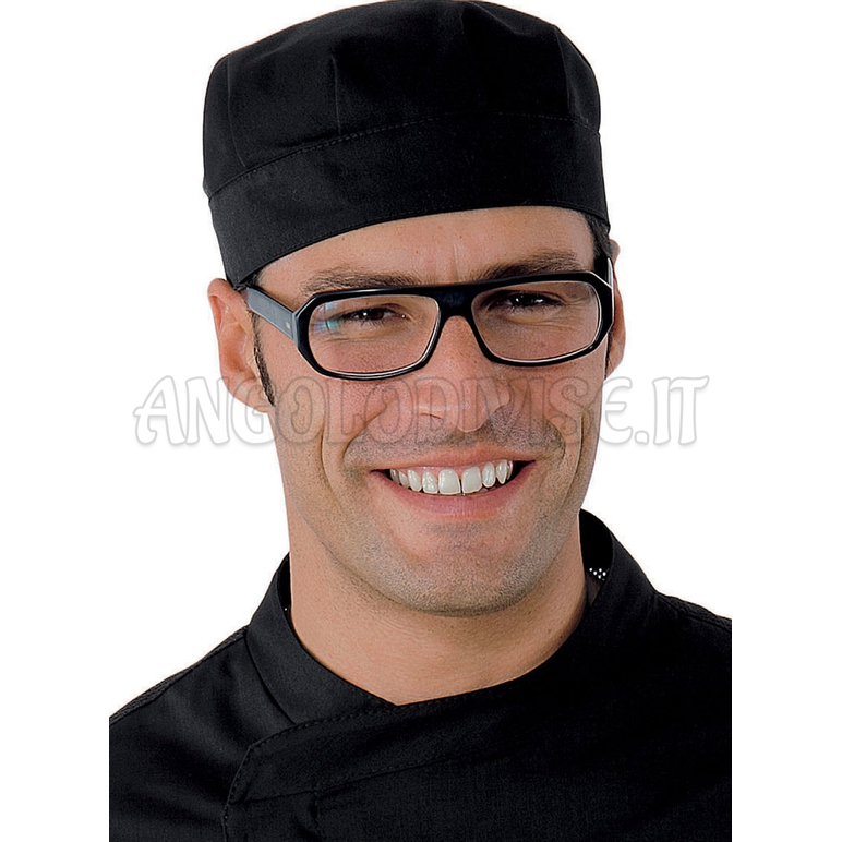 ISACCO CAPPELLO BOB NERO 65% POLYESTER  35% COTTON