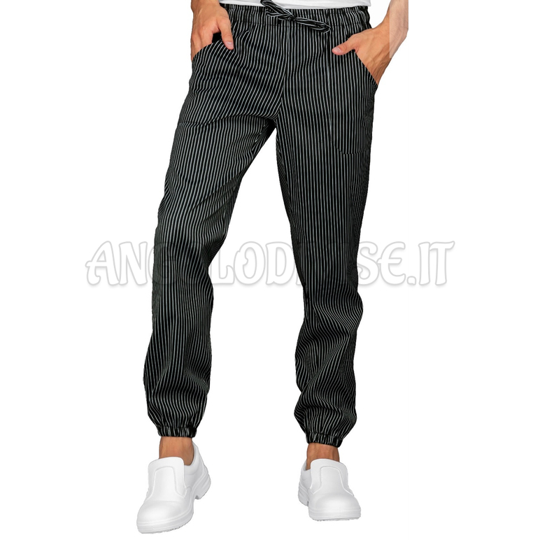 ISACCO PANTAGIAFFA VIENNA NERO 100 % COTTON