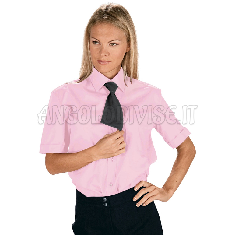 ISACCO CAMICIA UNISEX M/M ROSA 65% POLYESTER  35% COTTON