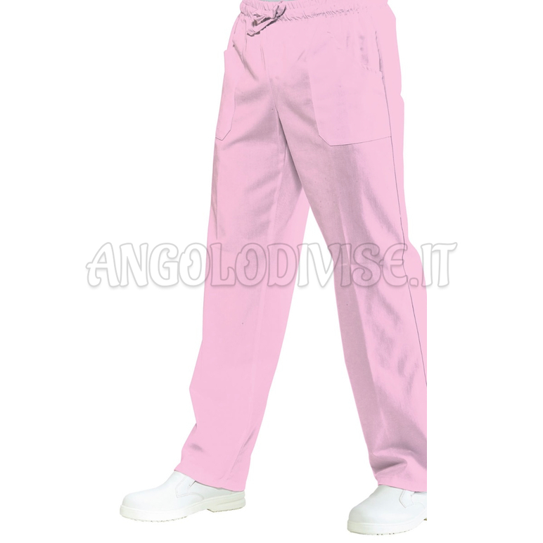 ISACCO PANTALONE C/ELASTICO ROSA 65% POLYESTER  35% COTTON