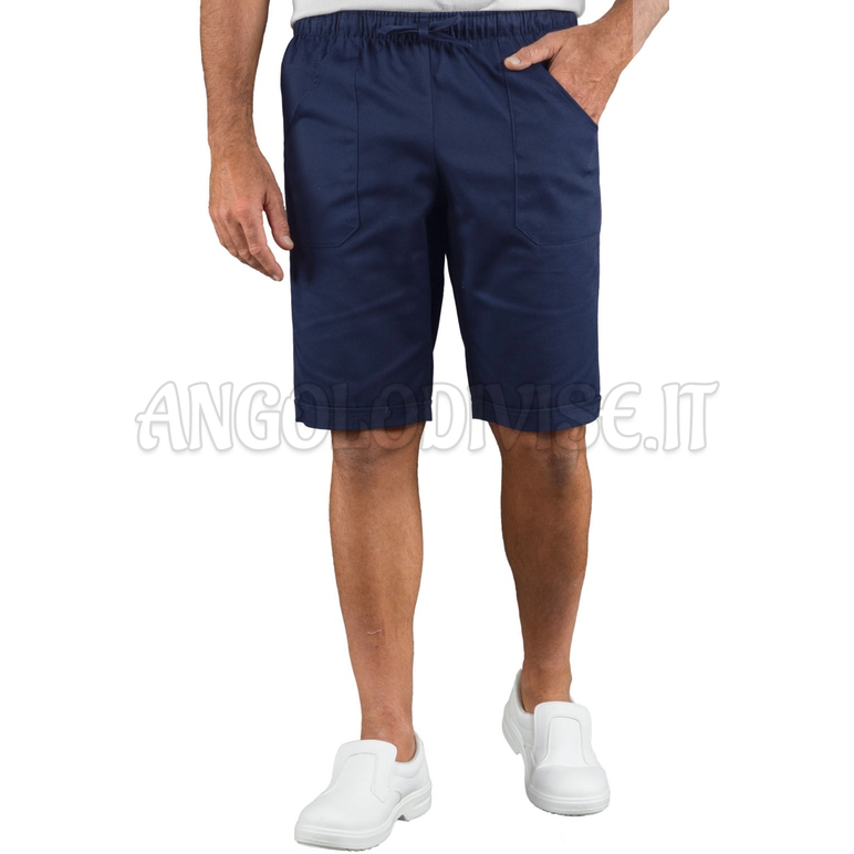 ISACCO PANTALACCIO SHORT BLU 65% POLYESTER  35% COTTON