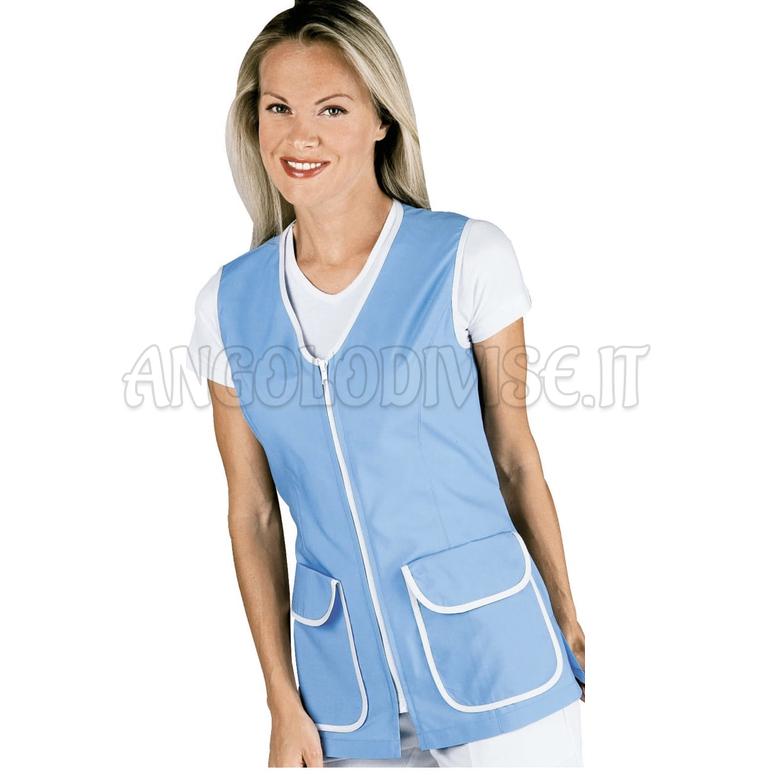ISACCO CASACCA MARAKAIBO AZZURRA 65% POLYESTER  35% COTTON