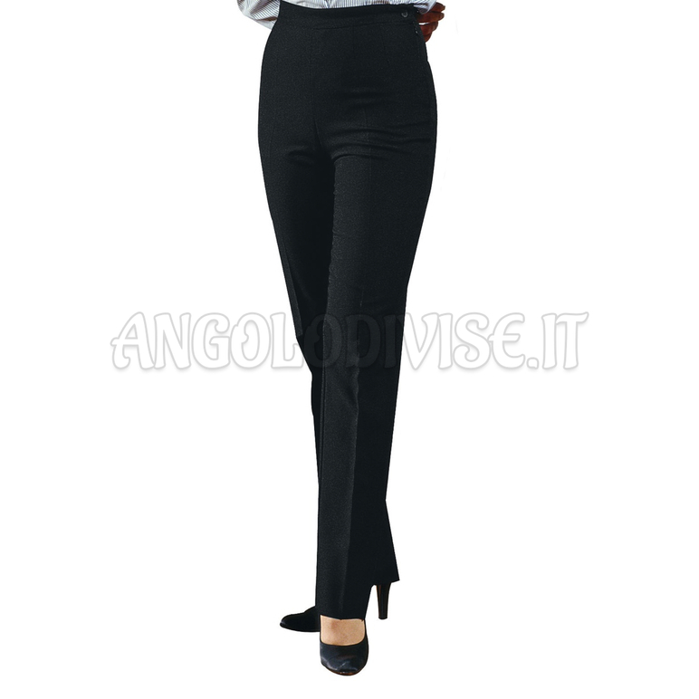 ISACCO PANTALONE DONNA NERO 100 % POLYESTER