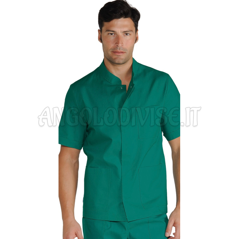ISACCO CASACCA CORFU' M/M VERDE 100 % COTTON