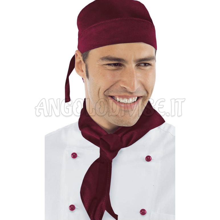 ISACCO TRIANGOLO BORDEAUX 65% POLYESTER  35% COTTON