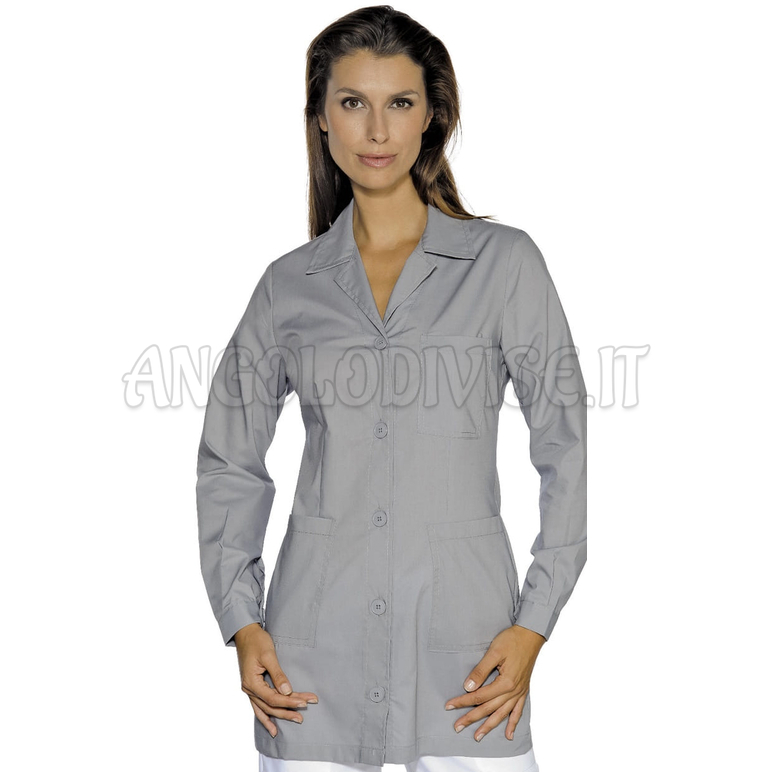 ISACCO CASACCA MARBELLA GRIGIO 65% POLYESTER  35% COTTON