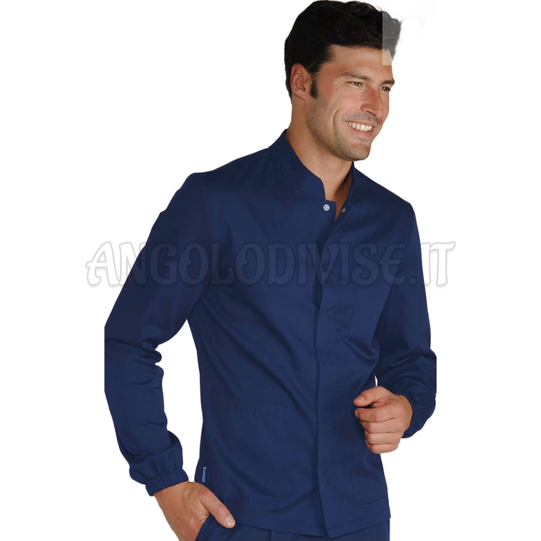 ISACCO CASACCA CORFU' BLU 65% POLYESTER  35% COTTON