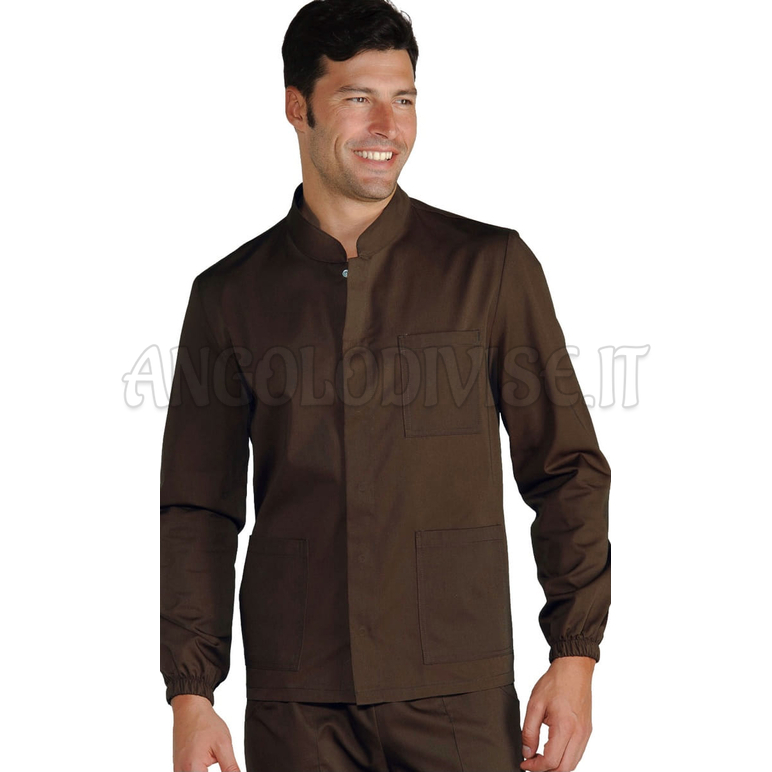 ISACCO CASACCA CORFU' CACAO 65% POLYESTER  35% COTTON