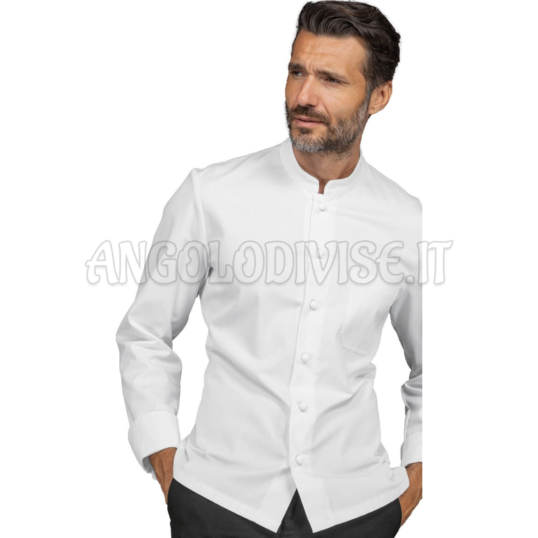 ISACCO GIACCA KOEN BIANCO 65% POLYESTER  35% COTTON