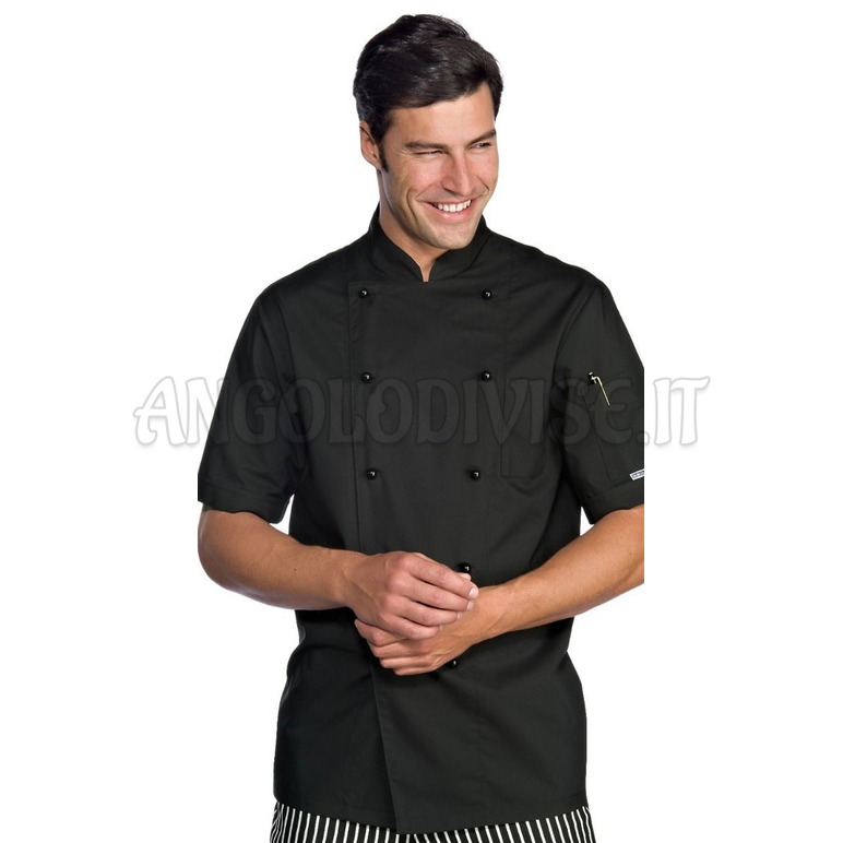 ISACCO GIACCA BLACKCHEF MEZZA MANICA 65% POLYESTER  35% COTTON
