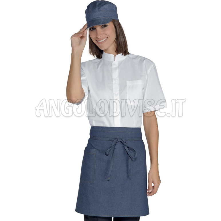 ISACCO GREMBIULE VITA CM 70X46 C/TASCA JEANS 100 % COTTON