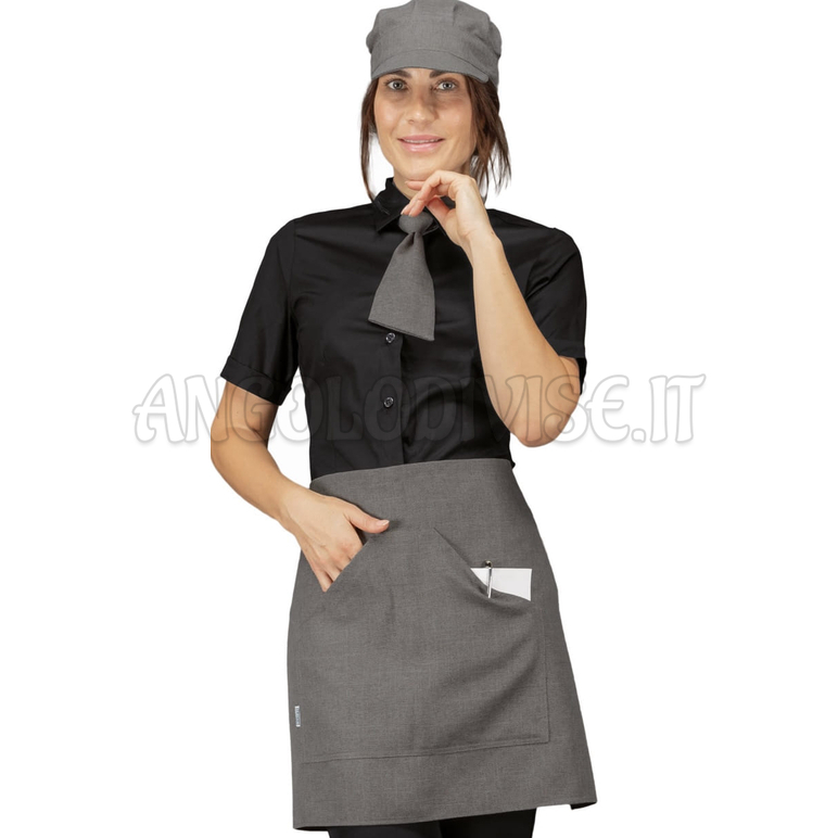 ISACCO GREMBIULE ORLEANS SMOKE 100 % POLYESTER