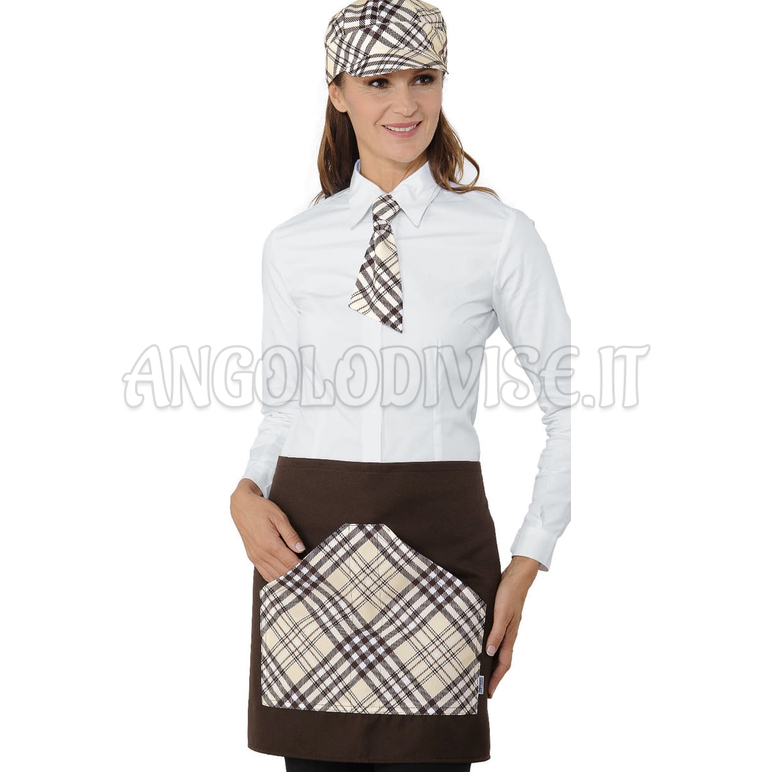 ISACCO GREMBIULE ORLEANS TARTAN 405 100 % POLYESTER