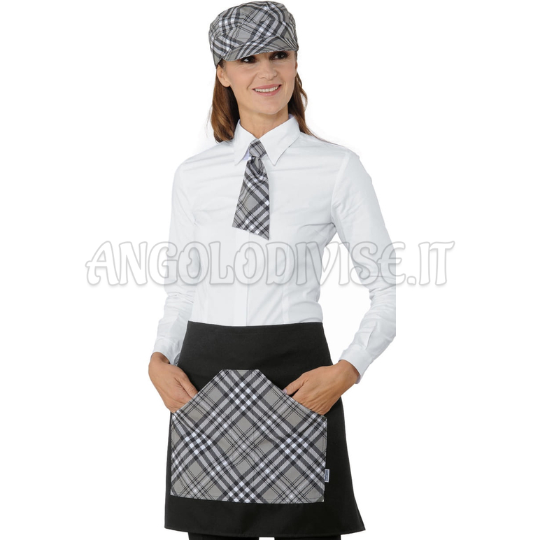 ISACCO GREMBIULE ORLEANS TARTAN 412 100 % POLYESTER