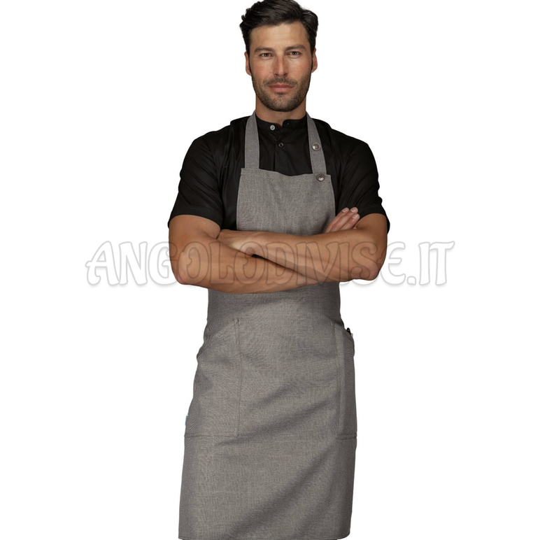 ISACCO GREMBIULE CHAMPAGNE SMOKE 100 % POLYESTER