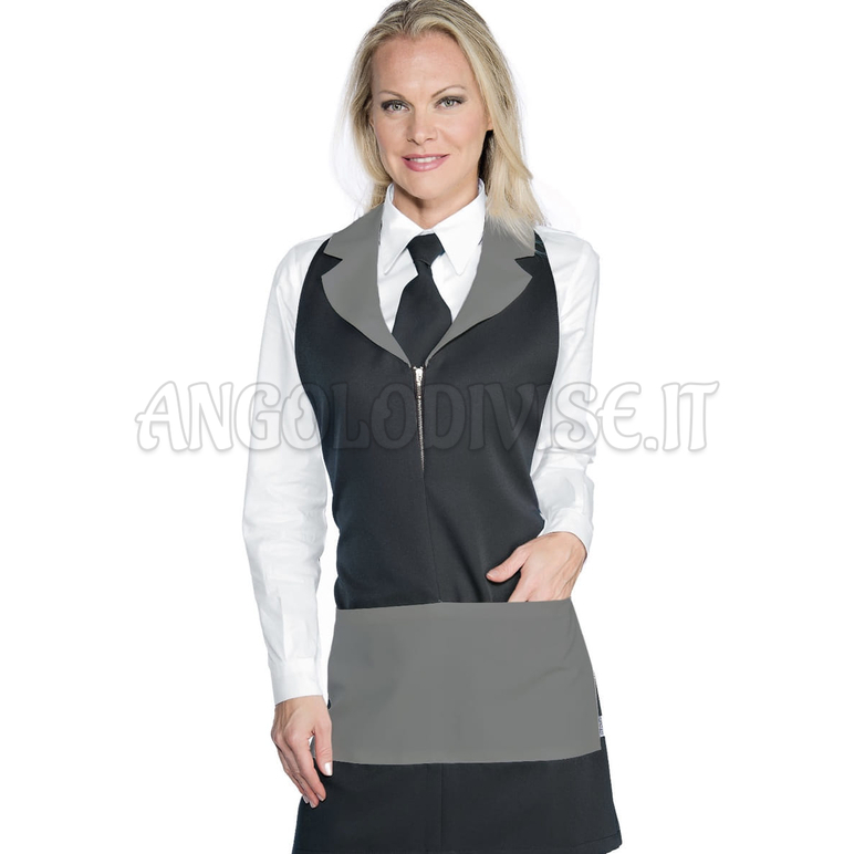 ISACCO MADEIRA CON ZIP ANTRACITE/GRIGIO 100 % POLYESTER