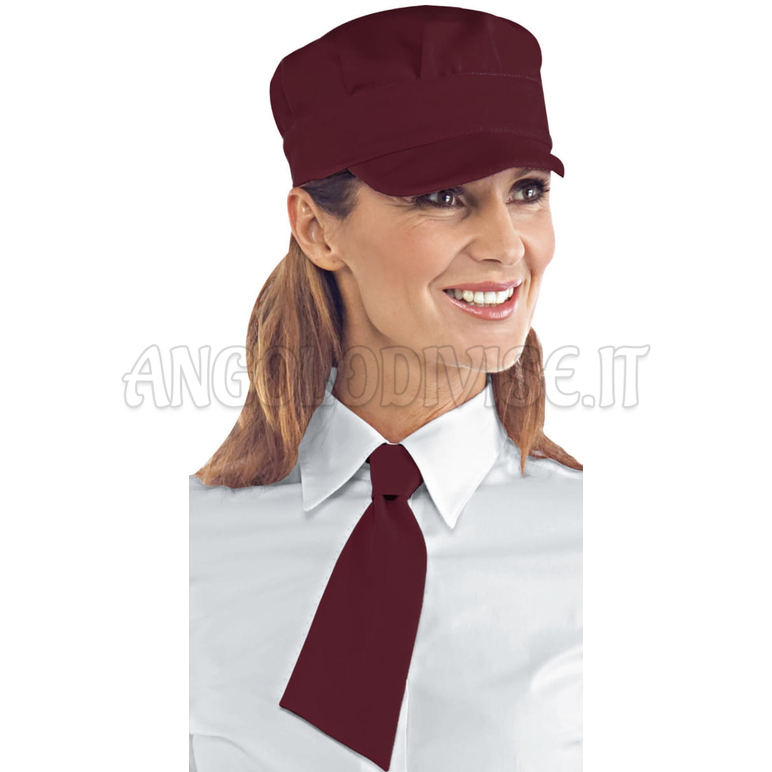 ISACCO CRAVATTINO BORDEAUX 100 % POLYESTER
