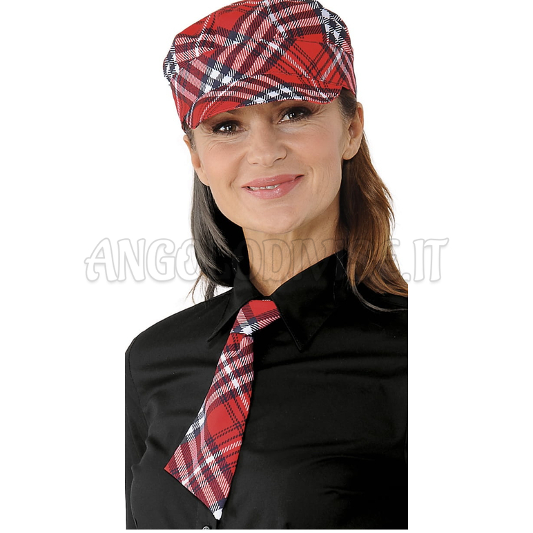 ISACCO CRAVATTINO TARTAN 407 100 % POLYESTER