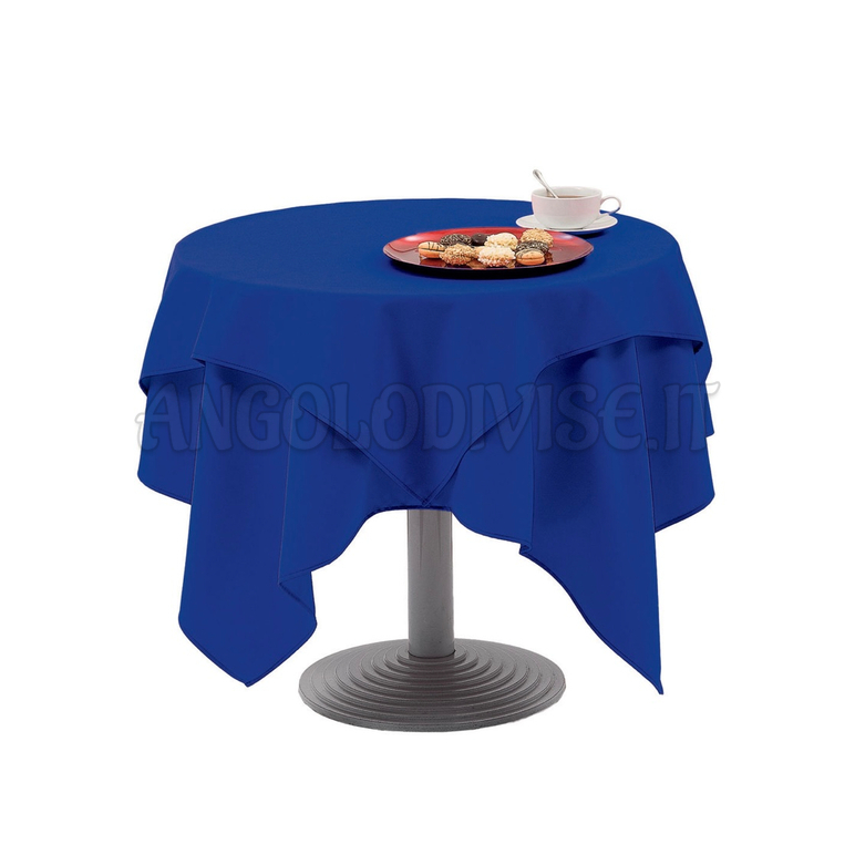 ISACCO Tovaglia ELEGANCE  136 x 136 cm BLU CINA
