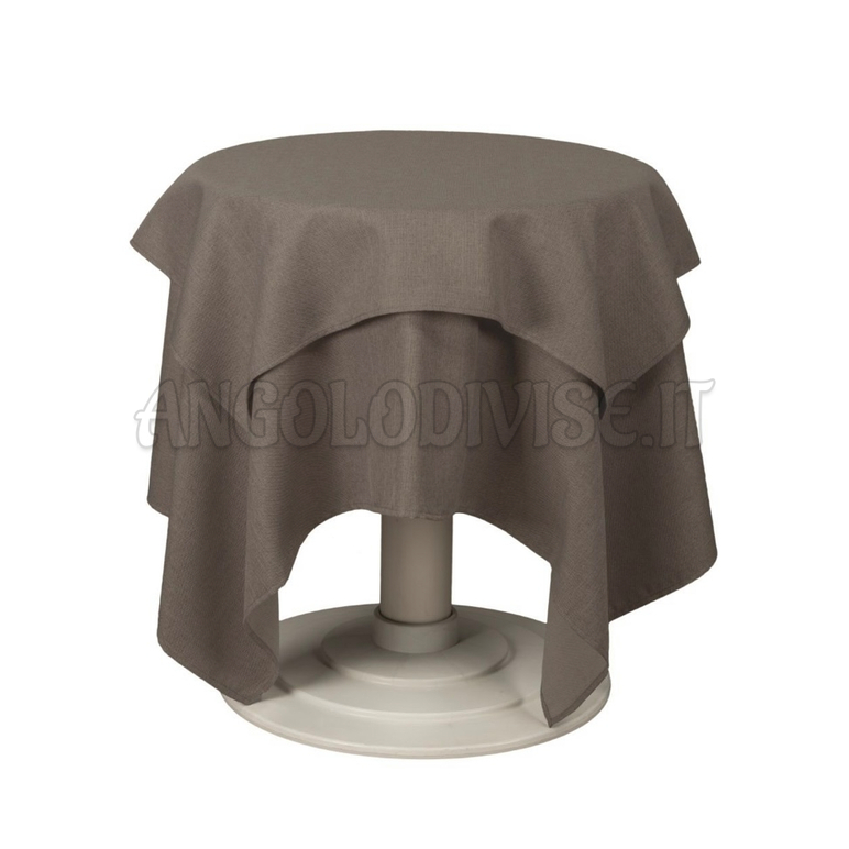 ISACCO Tovaglia ELEGANCE  136 x 136 cm SMOKE
