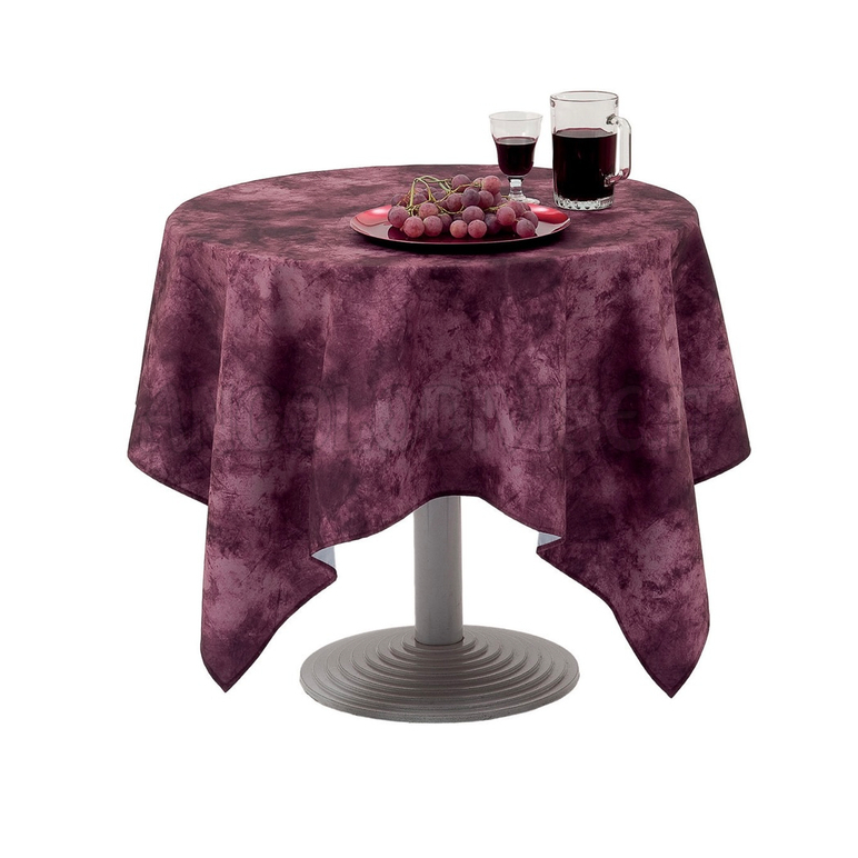 ISACCO Tovaglia ORCHIDEA ANTIMACCHIA  136 x 136 cm COLORE MAL104