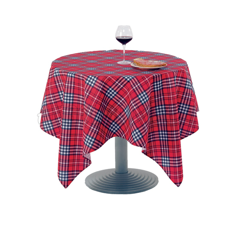 ISACCO Tovaglia TARTAN ANTIMACCHIA  86 x 86 cm COLORE 407