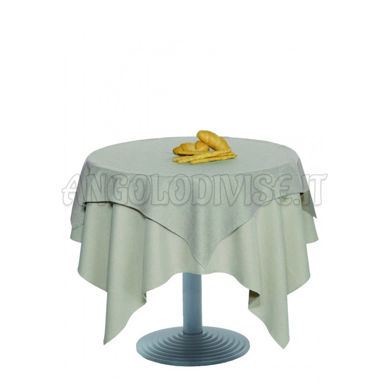 ISACCO Tovaglia ELEGANCE  136 x 136 cm NATURAL05