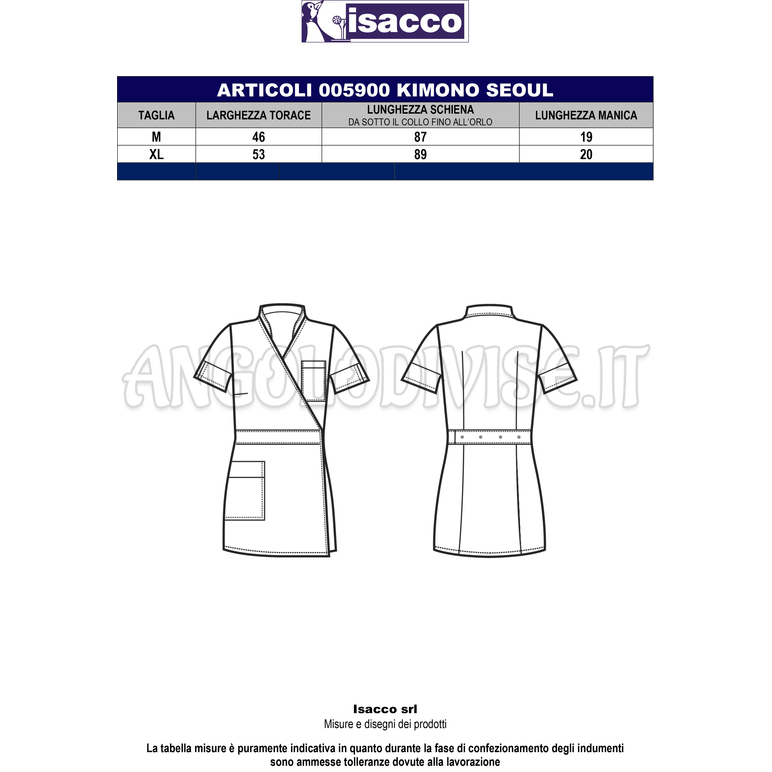 ISACCO KIMONO SEOUL NERO + BIANCO 65% POLYESTER  35% COTTON