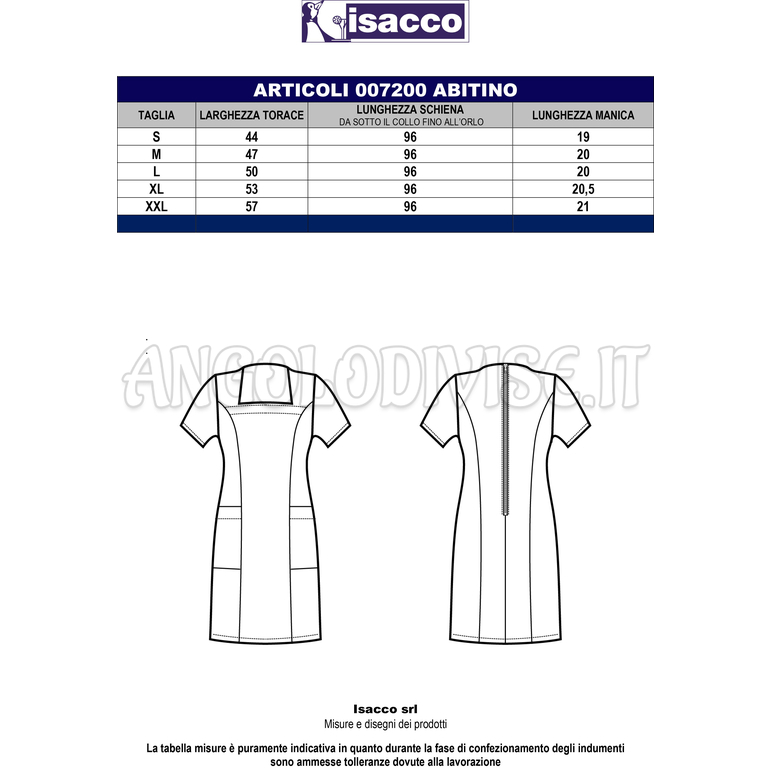 ISACCO ABITINO STRETCH BIANCO 97% COTTON 3% SPANDEX - SUPER STRETCH
