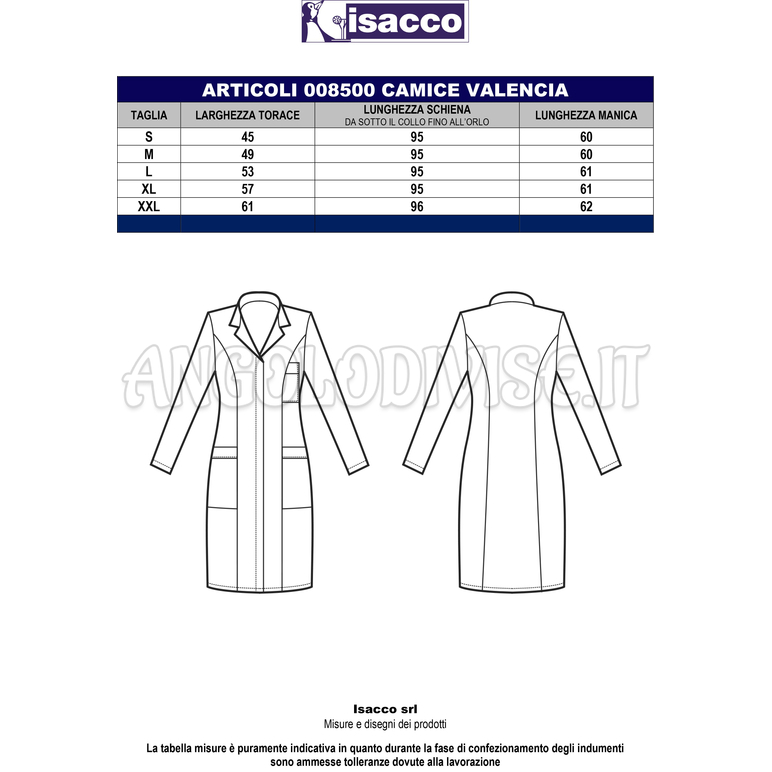 ISACCO CASACCA COIMBRA BOHEME BIANCO 100% POLYESTER BOHÉME