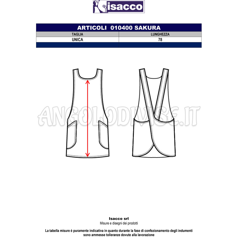 ISACCO SAKURA NATURAL 100 % POLYESTER