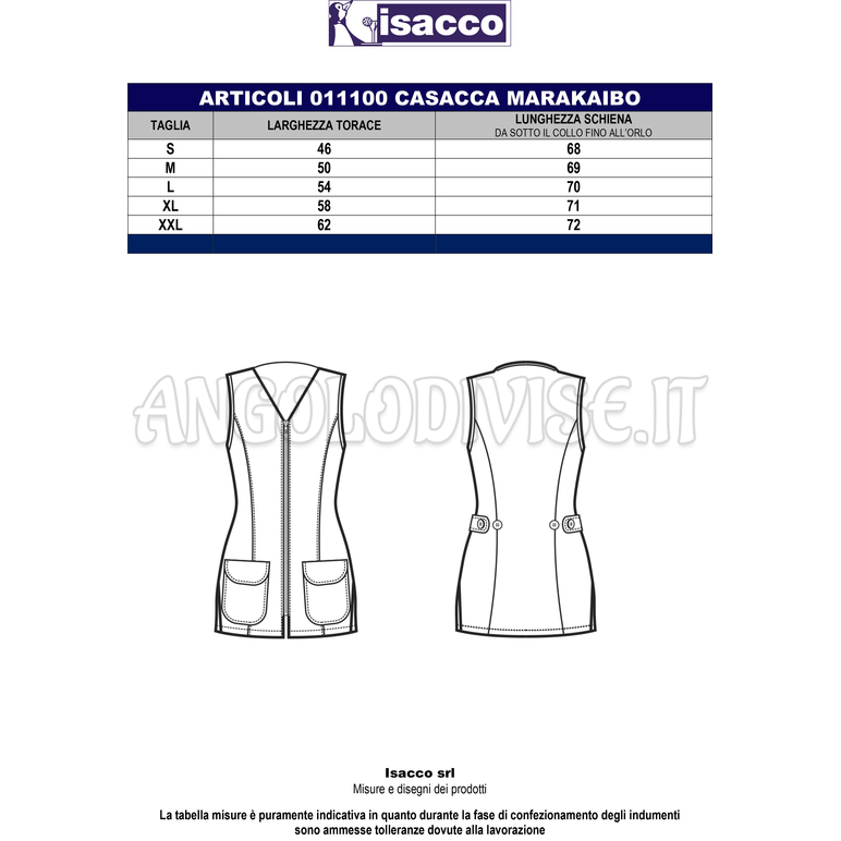 ISACCO CASACCA MARAKAIBO NERO 65% POLYESTER  35% COTTON
