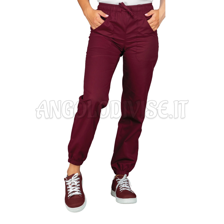 ISACCO PANTAGIAFFA BORDEAUX 65% POLYESTER  35% COTTON