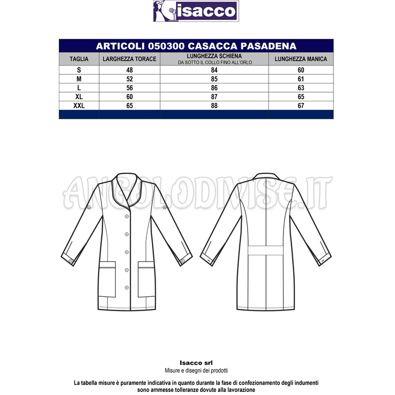 ISACCO CASACCA PASADENA M/M PIED DE POULE 100 % COTTON