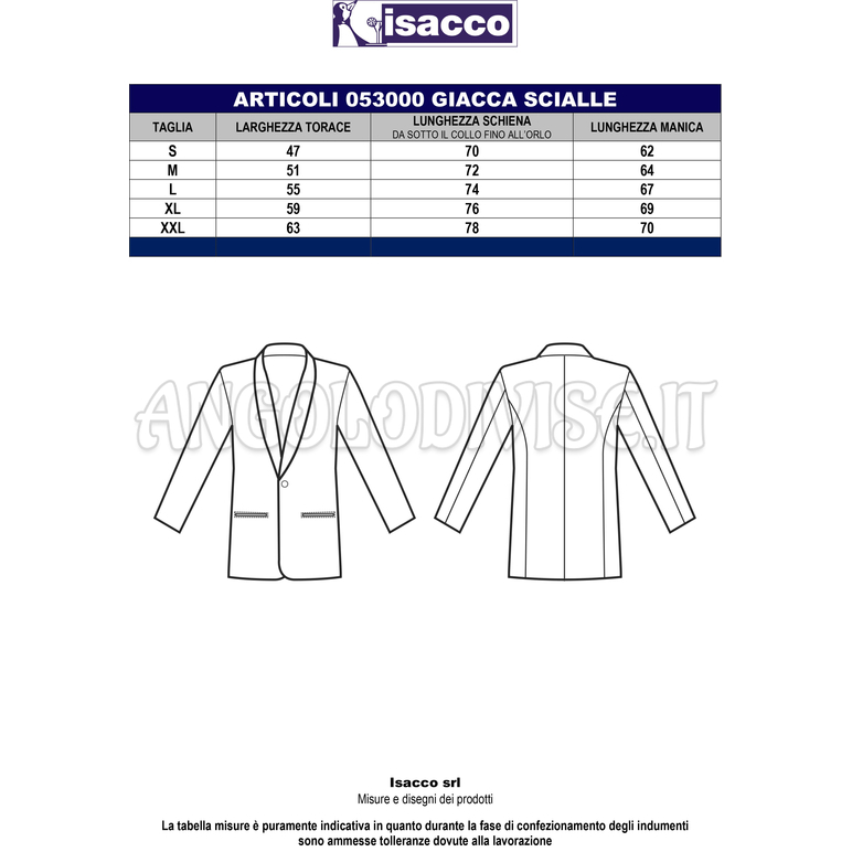 ISACCO GIACCA SCIALLE MONOPETTO BIANCO 100 % POLYESTER