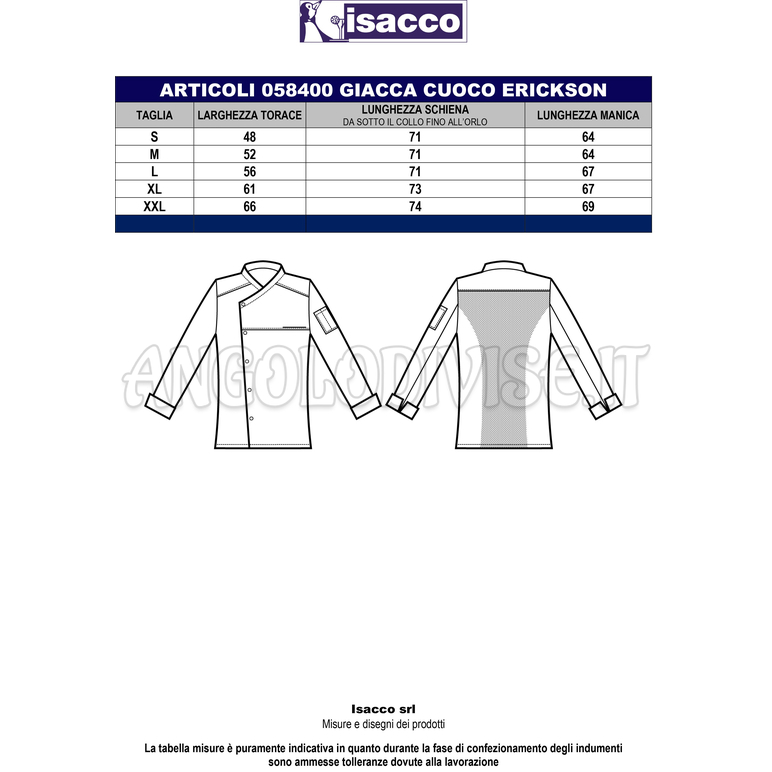 ISACCO GIACCA ERICKSON M/M JEANS 100 % COTTON